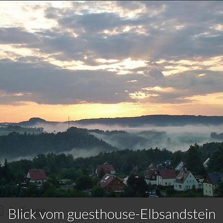 Guesthouse Elbsandstein App. Bastei Rathmannsdorf Dış mekan fotoğraf